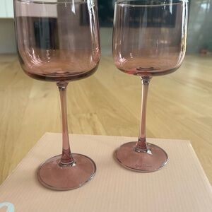 Our Place Pink Drinkware Set Elegant Dining